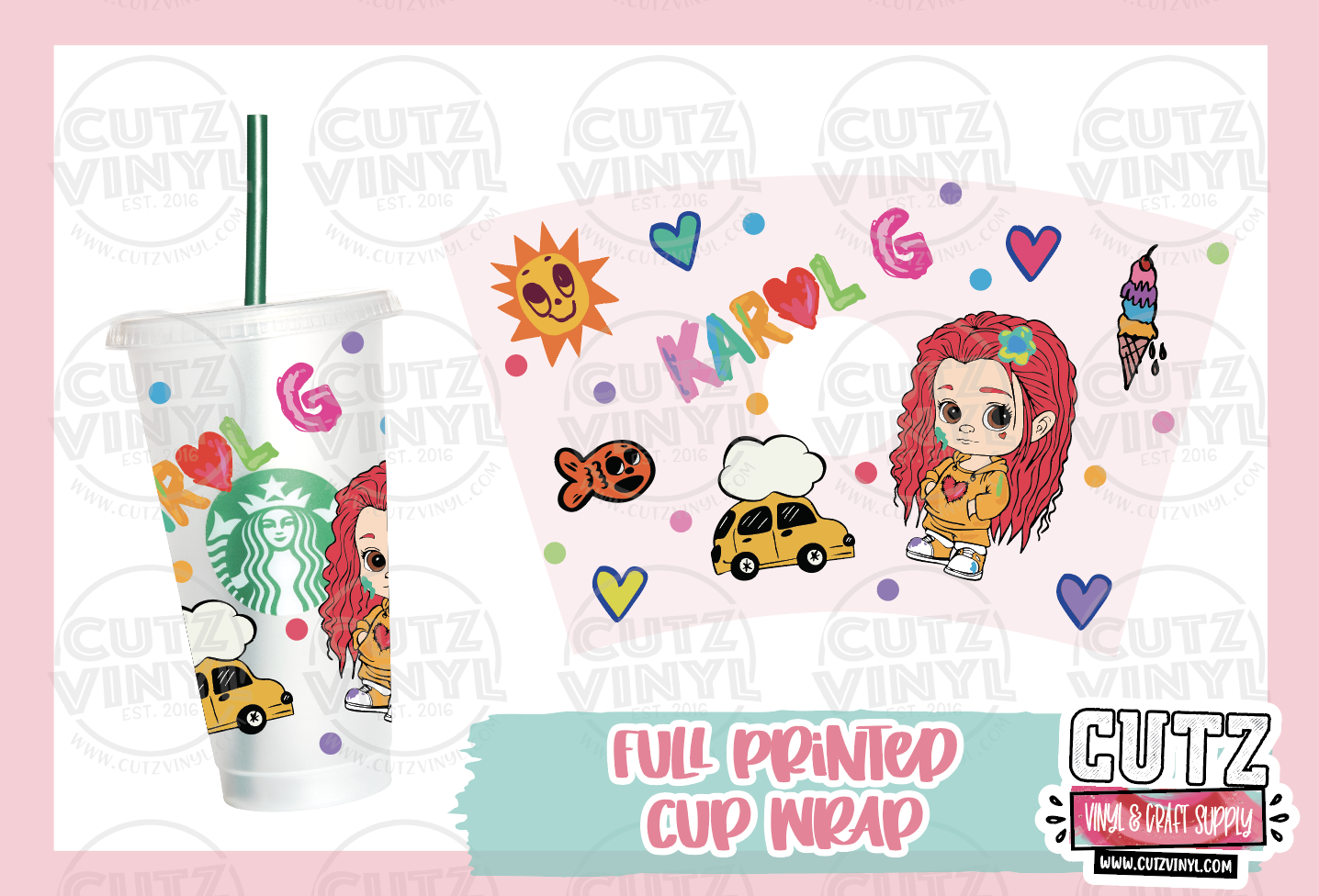 Karol G style 3 cold cup – Pop-A-Charm