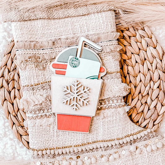 Christmas Frappe Card Holder Kit