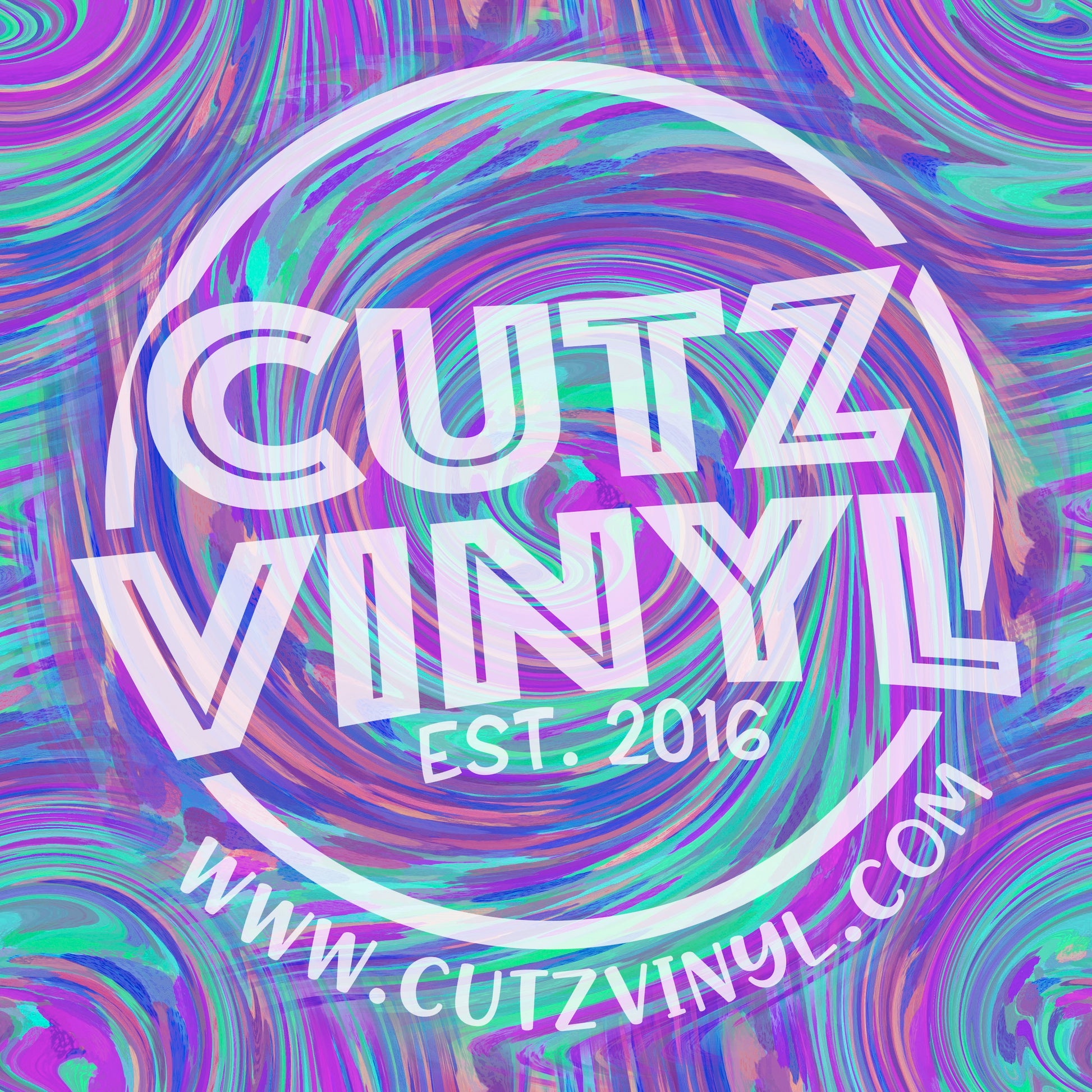 Purple Teal Swirl – Cutz Vinyl and Craft Supplies