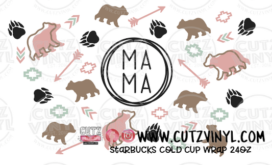 Mermaid Starbucks Cold Cup Wrap 24oz – Cutz Vinyl and Craft Supplies