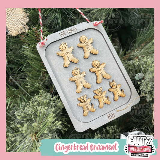 Custom Gingerbread Ornament